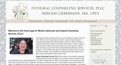 Desktop Screenshot of integralcounselingservices.com